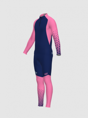 Podiumwear Men's Gold Two-Piece Race Suit