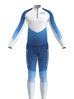 Podiumwear Men's Gold Two-Piece Race Suit