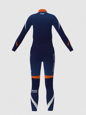 Podiumwear Women's Gold Two-Piece Race Suit