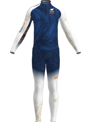 Podiumwear Men's Gold Two-Piece Race Suit