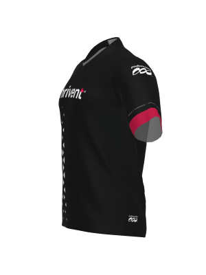 Podiumwear Men's Silver Short Sleeve MTB Jersey - New Fabric 2025!