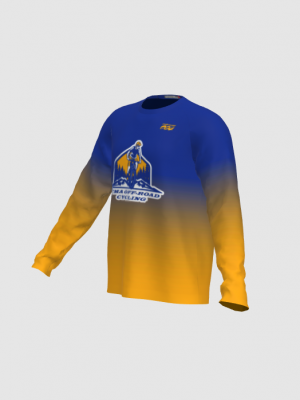 Podiumwear Unisex Silver Long Sleeve Tech Tee - New Fabric 2025!
