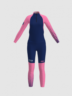 Podiumwear Women's Gold Two-Piece Race Suit