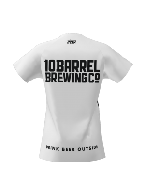 Podiumwear Women's Silver Short Sleeve MTB Jersey - NEW FABRIC 2025!
