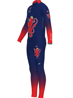 Podiumwear Men's Gold Two-Piece Race Suit