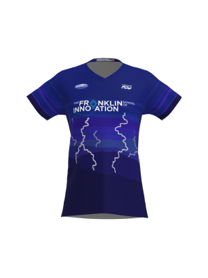 Podiumwear Women's Silver Short Sleeve MTB Jersey - NEW FABRIC 2025!