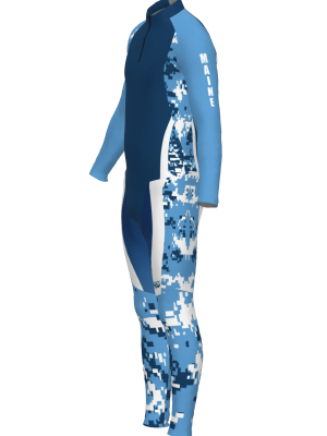 Podiumwear Men's Gold Two-Piece Race Suit