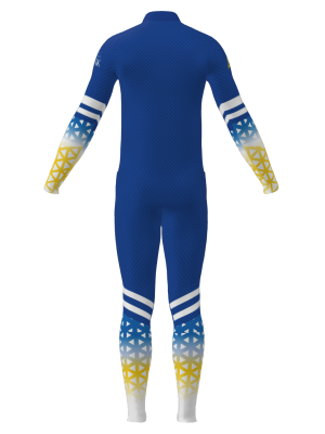 Podiumwear Men's Gold Two-Piece Race Suit