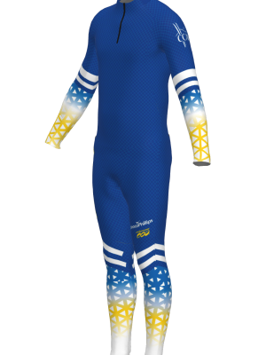 Podiumwear Men's Gold Two-Piece Race Suit