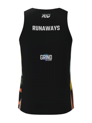 Podiumwear Men's Singlet (Nordic Skiing) Back View
