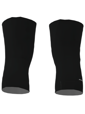 Podiumwear Dyed Black Kneewarmers