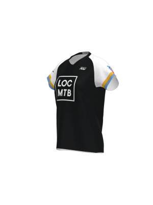Podiumwear Women's Silver Short Sleeve MTB Jersey - NEW FABRIC 2025!