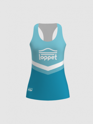 Podiumwear Women's Singlet (Nordic Skiing) Front View