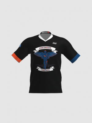 Podiumwear Men's Silver Short Sleeve MTB Jersey - New Fabric 2025!