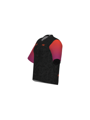 Podiumwear Men's Loose Fit Short Sleeve MTB Jersey - New Fabric 2025!