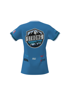 Podiumwear Women's Silver Short Sleeve MTB Jersey - NEW FABRIC 2025!