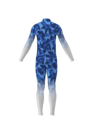 Podiumwear Men's Gold Two-Piece Race Suit