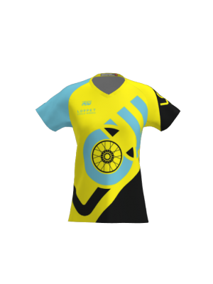 Podiumwear Women's Silver Short Sleeve MTB Jersey - NEW FABRIC 2025!