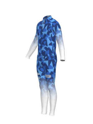 Podiumwear Men's Gold Two-Piece Race Suit