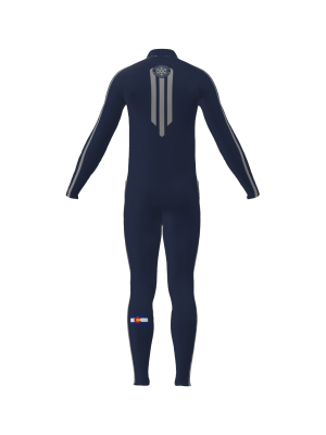 Podiumwear Men's Gold Two-Piece Race Suit