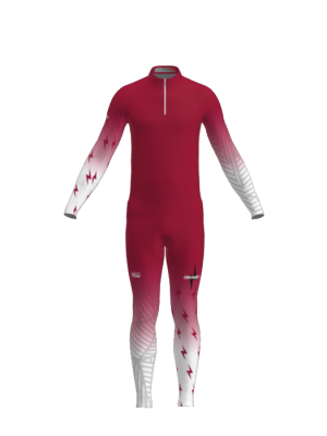 Podiumwear Men's Gold Two-Piece Race Suit