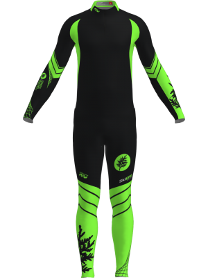 Podiumwear Men's Gold Two-Piece Race Suit