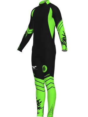 Podiumwear Men's Gold Two-Piece Race Suit
