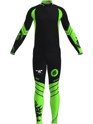 Podiumwear Men's Gold Two-Piece Race Suit