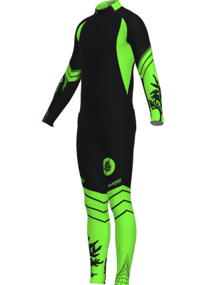 Podiumwear Men's Gold Two-Piece Race Suit