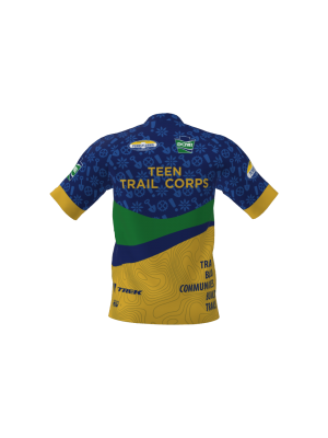 Podiumwear Men's Silver Short Sleeve MTB Jersey - New Fabric 2025!