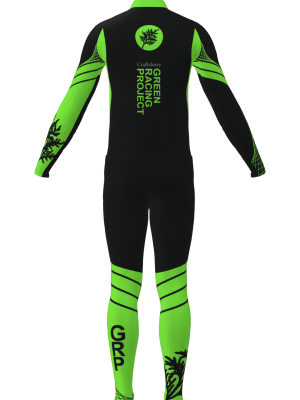 Podiumwear Men's Gold Two-Piece Race Suit