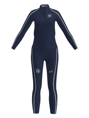 Podiumwear Women's Gold Two-Piece Race Suit