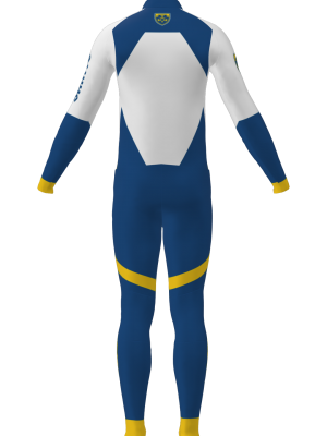 Podiumwear Men's Gold Two-Piece Race Suit