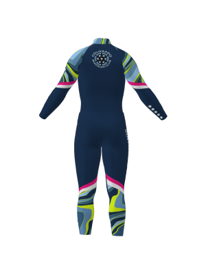 Podiumwear Nordic Child's Two-Piece Race Suit (Nordic Skiing) Back View