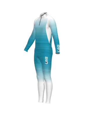 Podiumwear Men's Gold Two-Piece Race Suit
