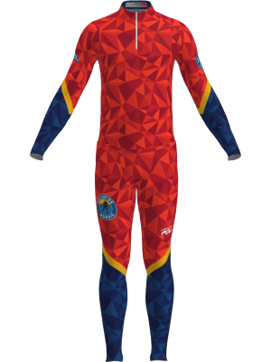 Podiumwear Men's Gold Two-Piece Race Suit