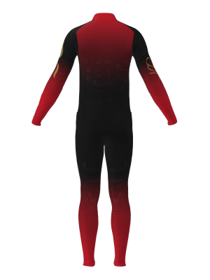 Podiumwear Men's Gold Two-Piece Race Suit
