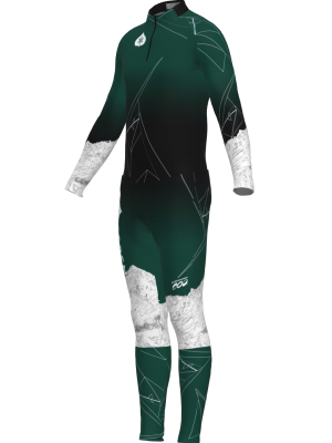 Podiumwear Men's Gold Two-Piece Race Suit