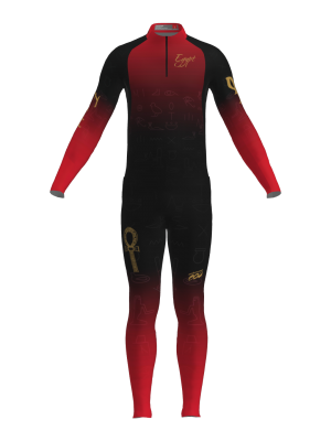 Podiumwear Men's Gold Two-Piece Race Suit