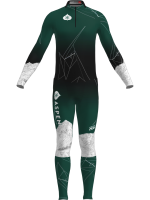 Podiumwear Men's Gold Two-Piece Race Suit