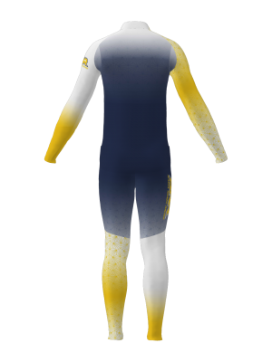 Podiumwear Men's Gold Two-Piece Race Suit