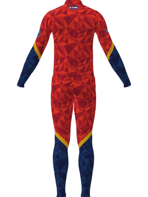 Podiumwear Men's Gold Two-Piece Race Suit