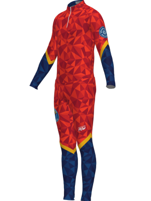 Podiumwear Men's Gold Two-Piece Race Suit