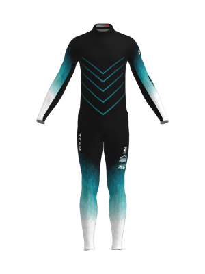 Podiumwear Men's Gold Two-Piece Race Suit