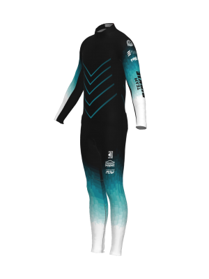 Podiumwear Men's Gold Two-Piece Race Suit