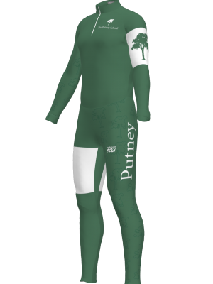 Podiumwear Unisex Silver Two-Piece Race Suit