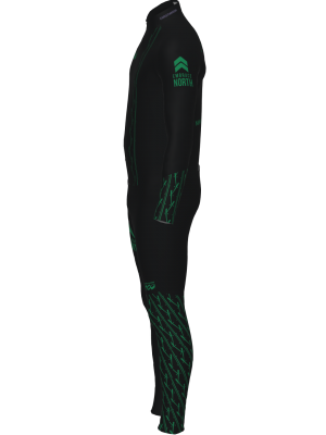 Podiumwear Men's Gold Two-Piece Race Suit