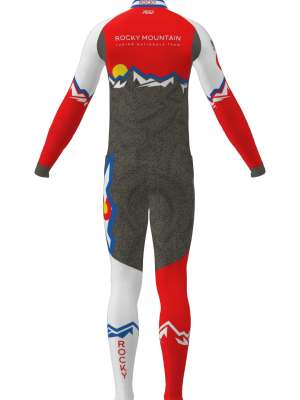 Podiumwear Men's Gold Two-Piece Race Suit