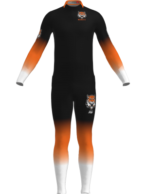 Podiumwear Men's Gold Two-Piece Race Suit