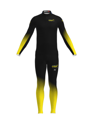 Podiumwear Men's Gold Two-Piece Race Suit